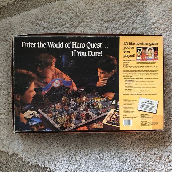 HeroQuest Game System BOX ONLY
 Original 1980’s Good For Starter Box See Photos - Picture 2 of 14